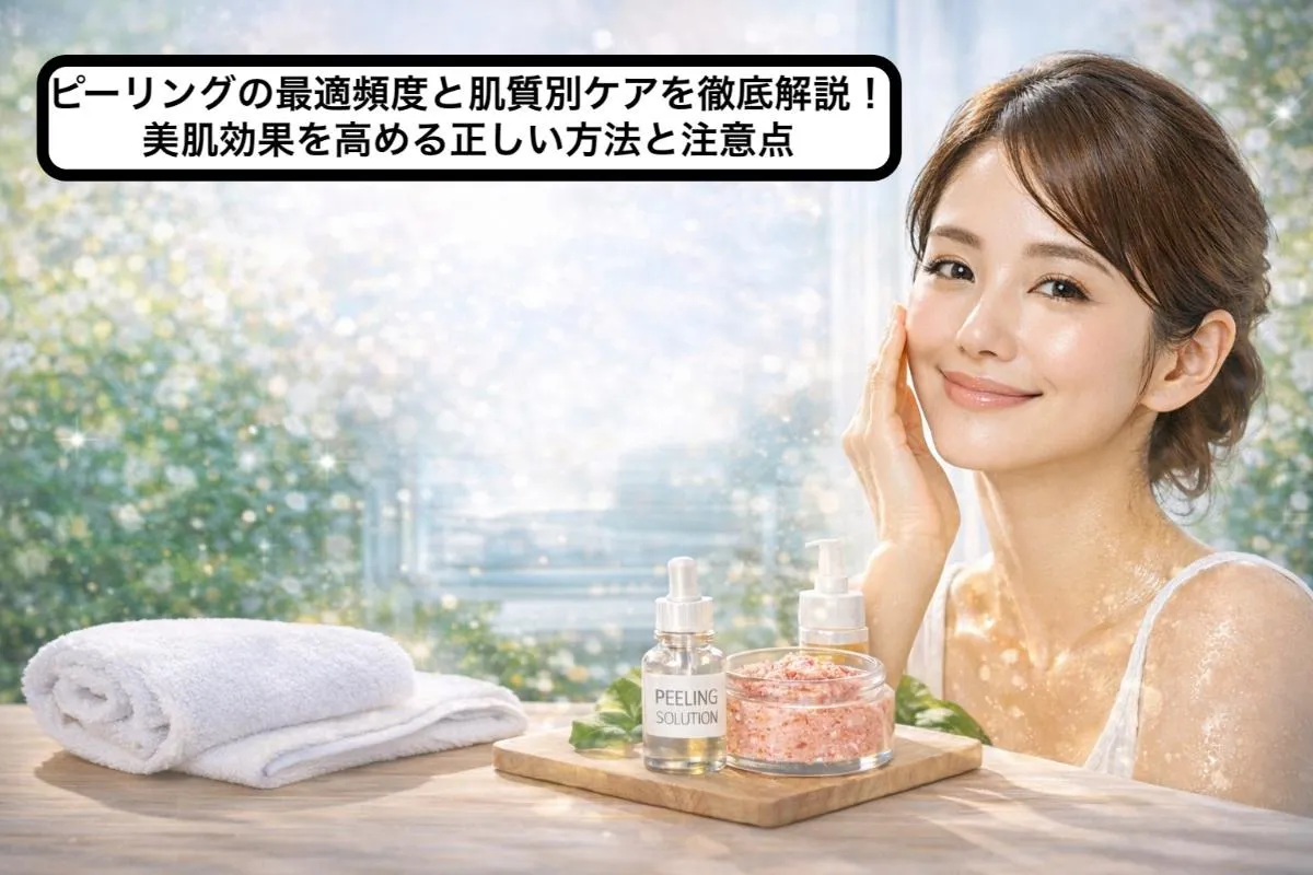 ピーリングの最適頻度と肌質別ケアを徹底解説！美肌効果を高める正しい方法と注意点